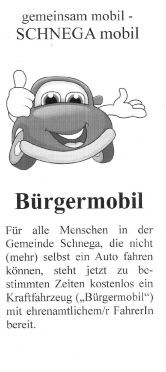 Schnega mobil - Brgermobil