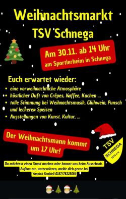 Weihnachtsbmarkt Schnega 2025 klein